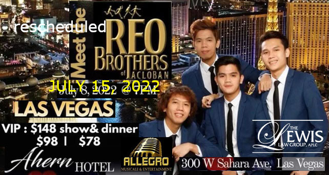 REO Brothers of Tacloban Live in Las Vegas