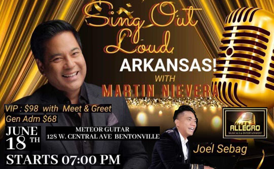 Martin Nievera Live in Arkansas