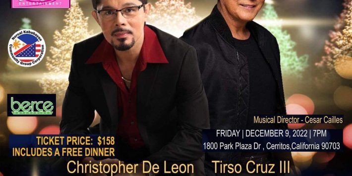 Tirso Cruz III and Christopher De Leon Live in Cerritos California