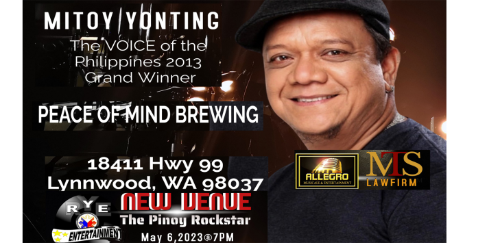 The Pinoy Rockstars Mitoy Yonting Live Lynnwood WA