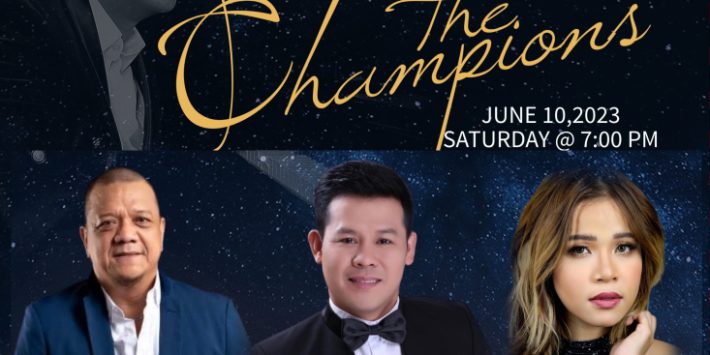 Joel Sebag with The Champions Mitoy Marcelito & Klarisse York PA