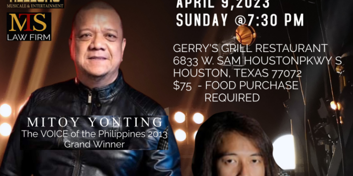 The Pinoy Rockstars Mitoy & Limuel Live Houston Texas