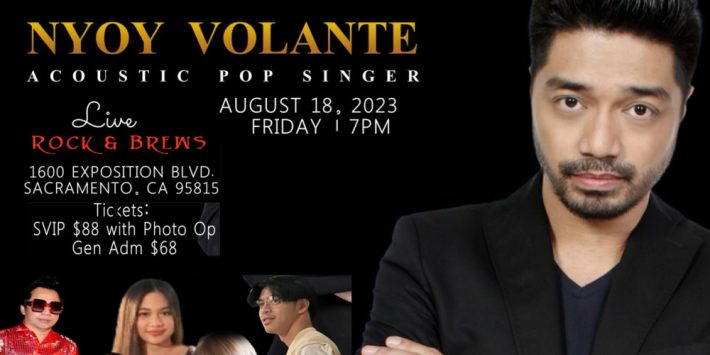 Nyoy Volante Acoustic Pop Singer Live in Sacramento