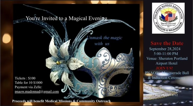 PNAOW Masquerade Ball & Induction Unmask the magic